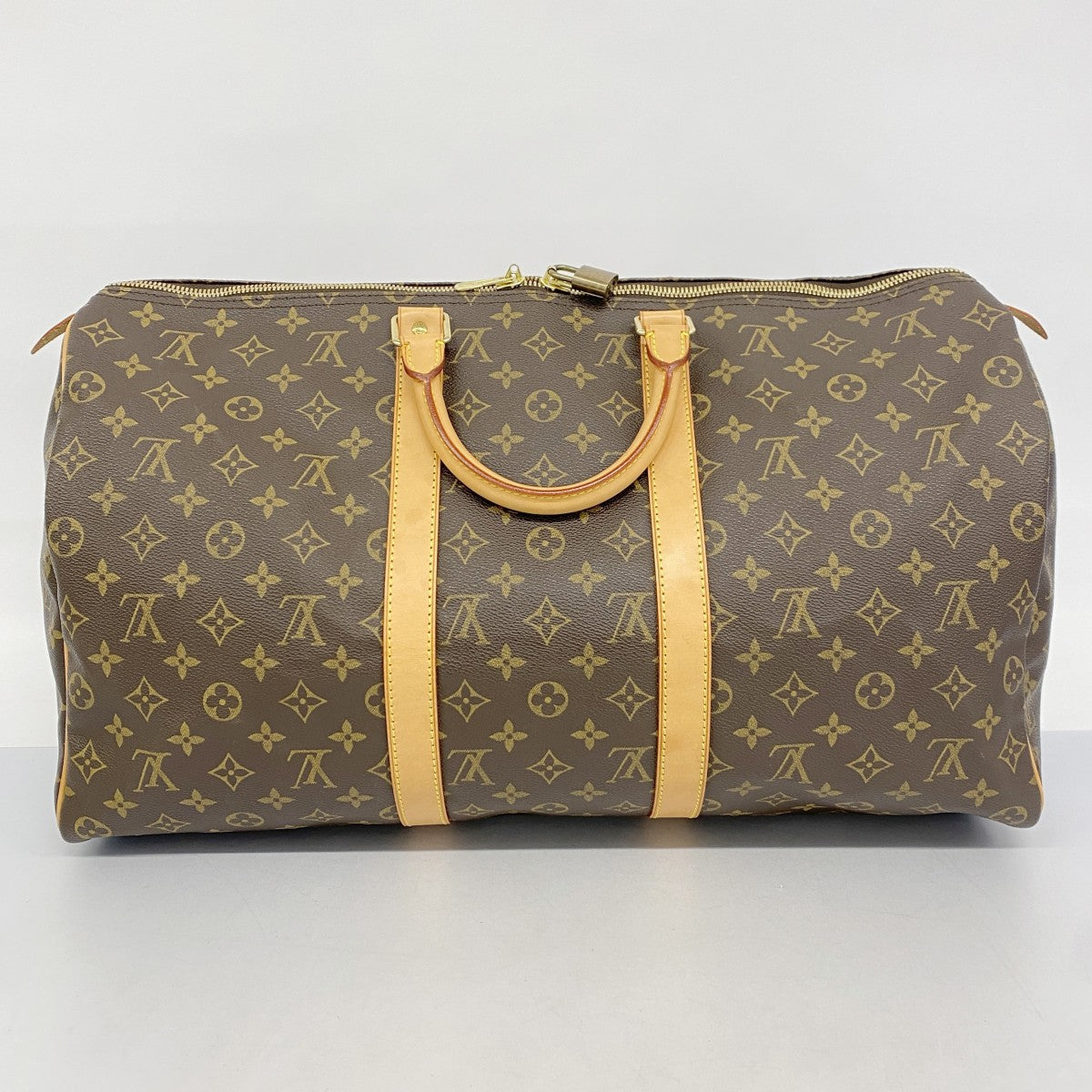 【6cc3483】ルイヴィトン ボストンバッグ モノグラム キーポル50 M41426 ブラウン【中古】メンズ レディース ユニセックス