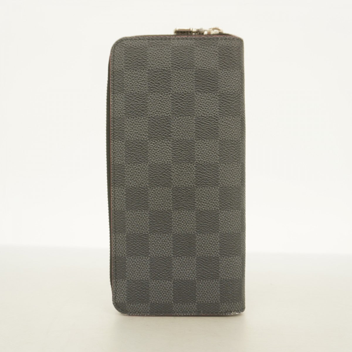 ★最終価格【6cc3881-k】ルイヴィトン 長財布 ダミエ・グラフィット ジッピーウォレットヴェルティカル N60306 ブラック ルージュ【中古】メンズ