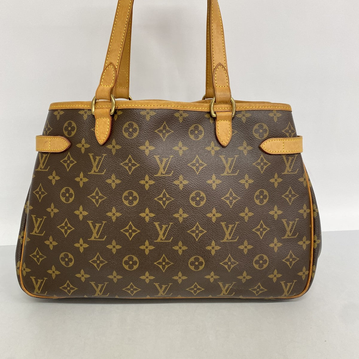 【6cc4074】ルイヴィトン トートバッグ モノグラム バティニョールオリゾンタル M51154 ブラウン【中古】レディース