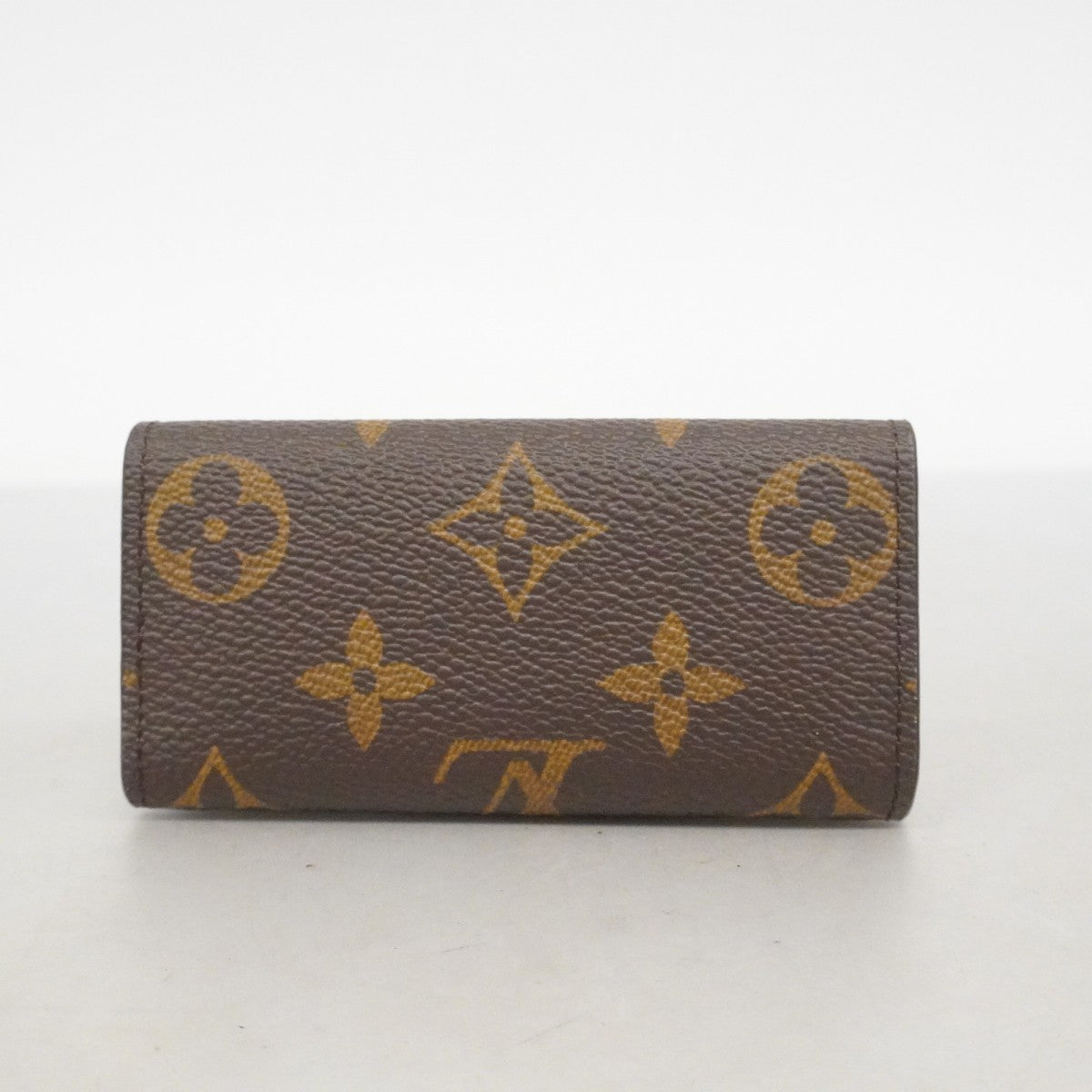 【6cc4206】ルイヴィトン キーケース モノグラム ミュルティクレ4 M82923 ブラウン ライトブルー【中古】レディース