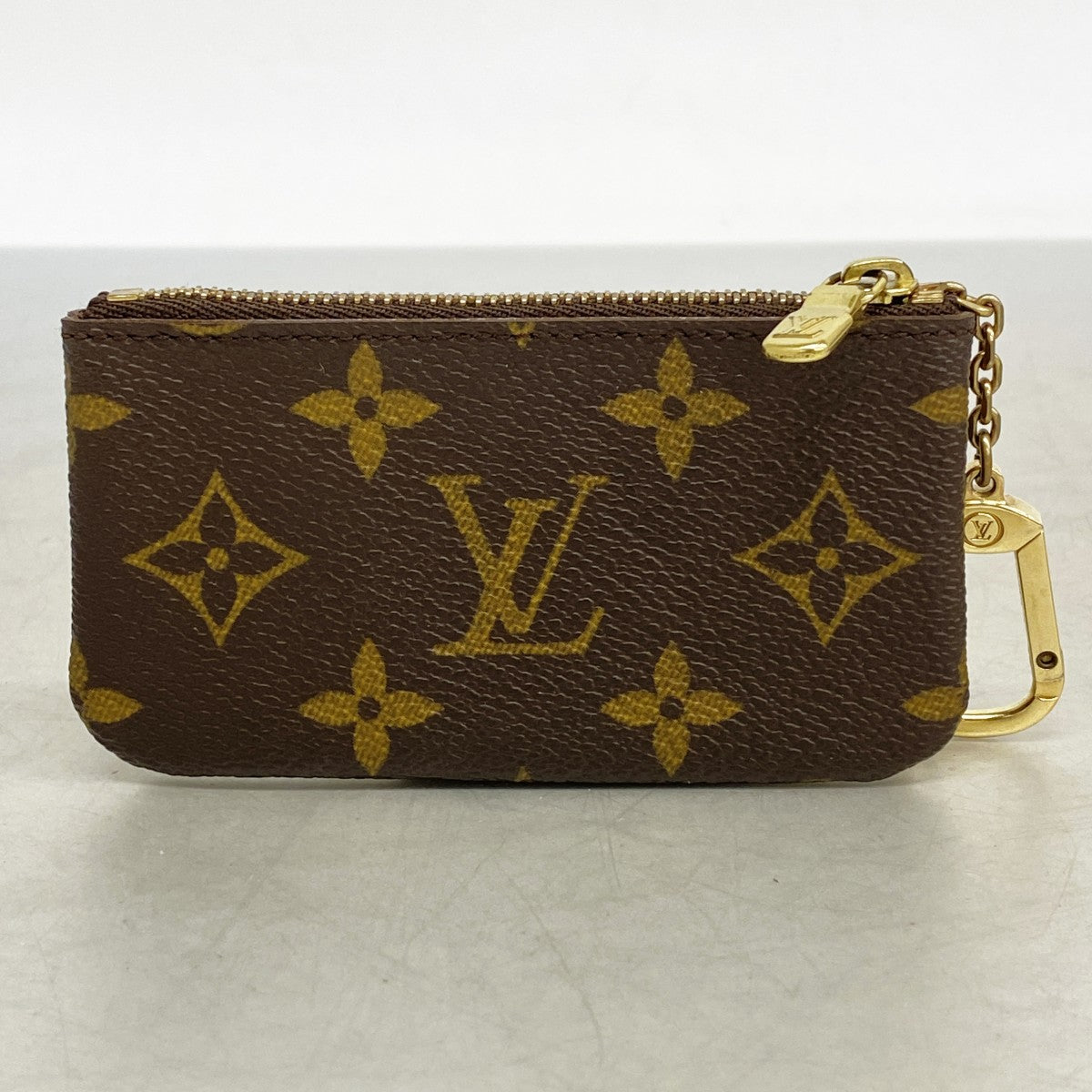 ★SALE【6cd4733】ルイヴィトン コインケース モノグラム ポシェットクレ M62650 ブラウン【中古】メンズ レディース ユニセックス