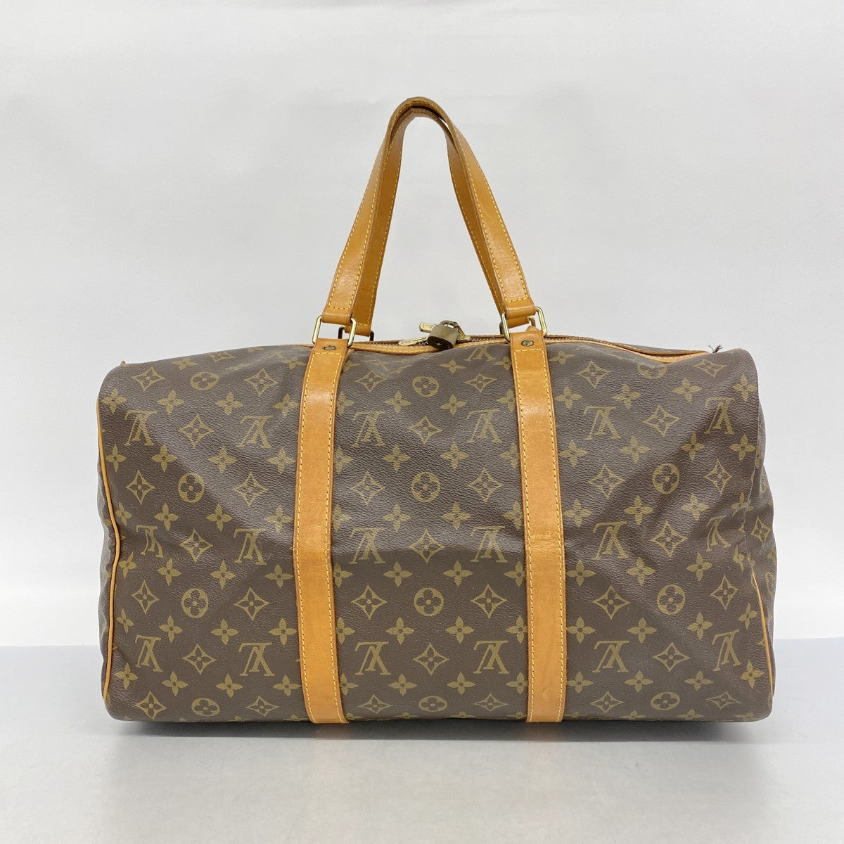 【6cd4844】ルイヴィトン ボストンバッグ モノグラム サックスプール45 M41624 ブラウン【中古】メンズ レディース ユニセックス