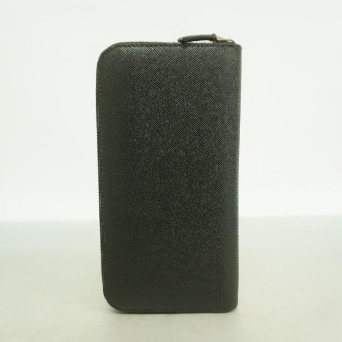 ★最終価格【6dd4618-k】プラダ 長財布 サフィアーノ レザー ブラック シルバー金具【中古】メンズ