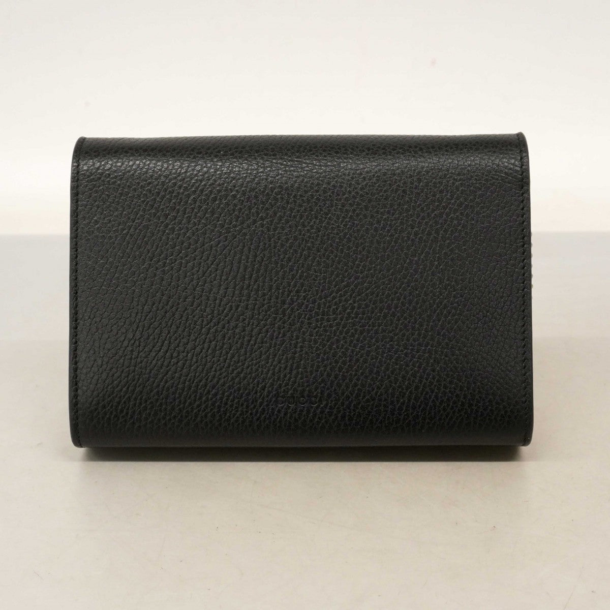 ★最終価格【6de5789-k】グッチ ショルダーウォレット デュオニュソス 401231 レザー ブラック シルバー金具【中古】レディース