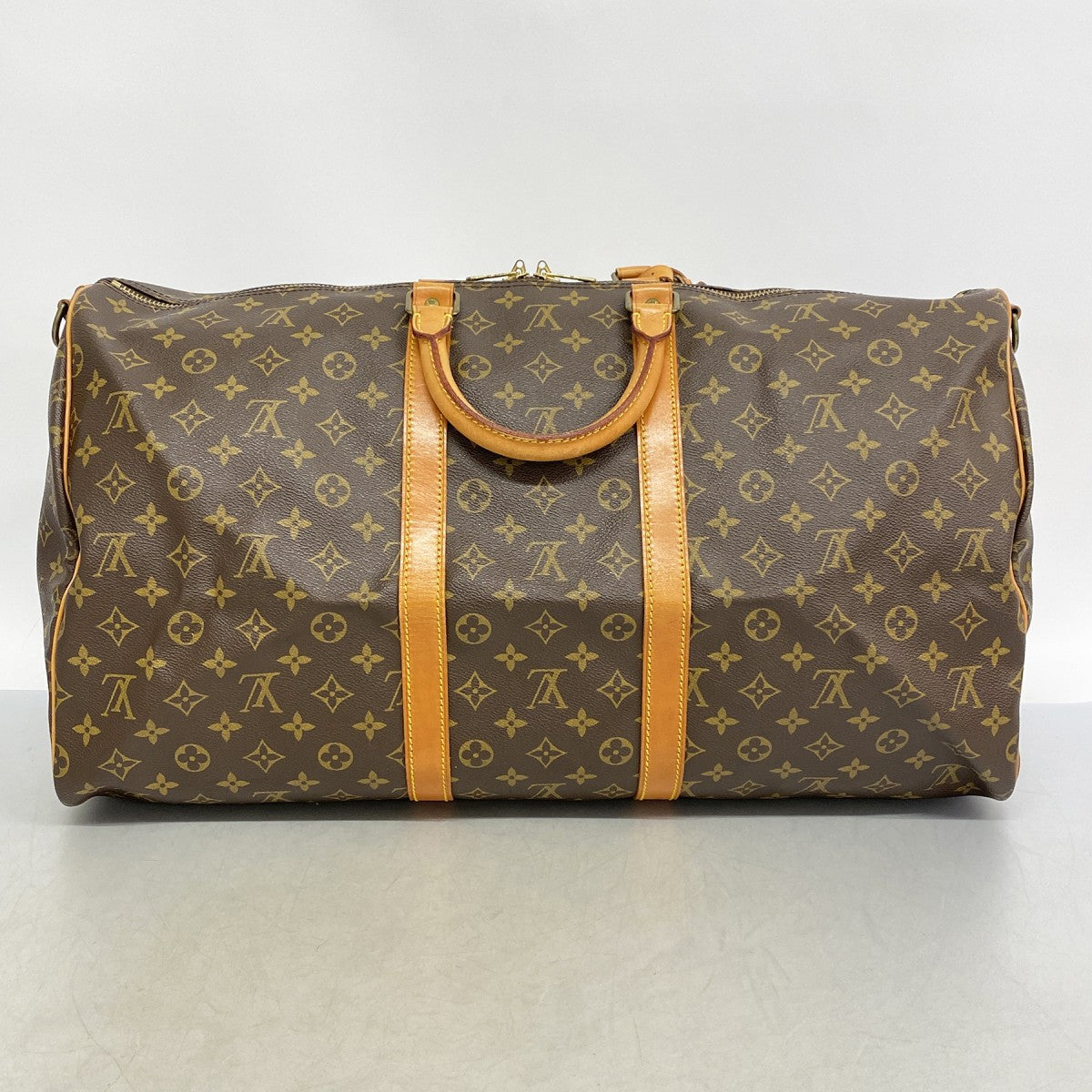 【6de6315】ルイヴィトン ボストンバッグ モノグラム キーポルバンドリエール55 M41414 ブラウン【中古】メンズ レディース ユニセックス