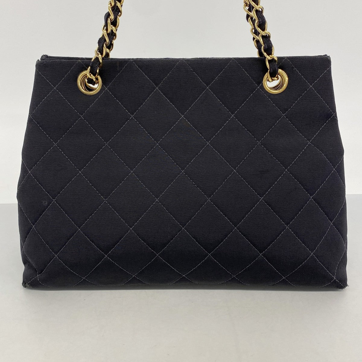 ★在庫処分★最終価格★SALE【6eb1076-k】シャネル ショルダーバッグ マトラッセ チェーンショルダー キャンバス ブラック ゴールド金具【中古】レディース