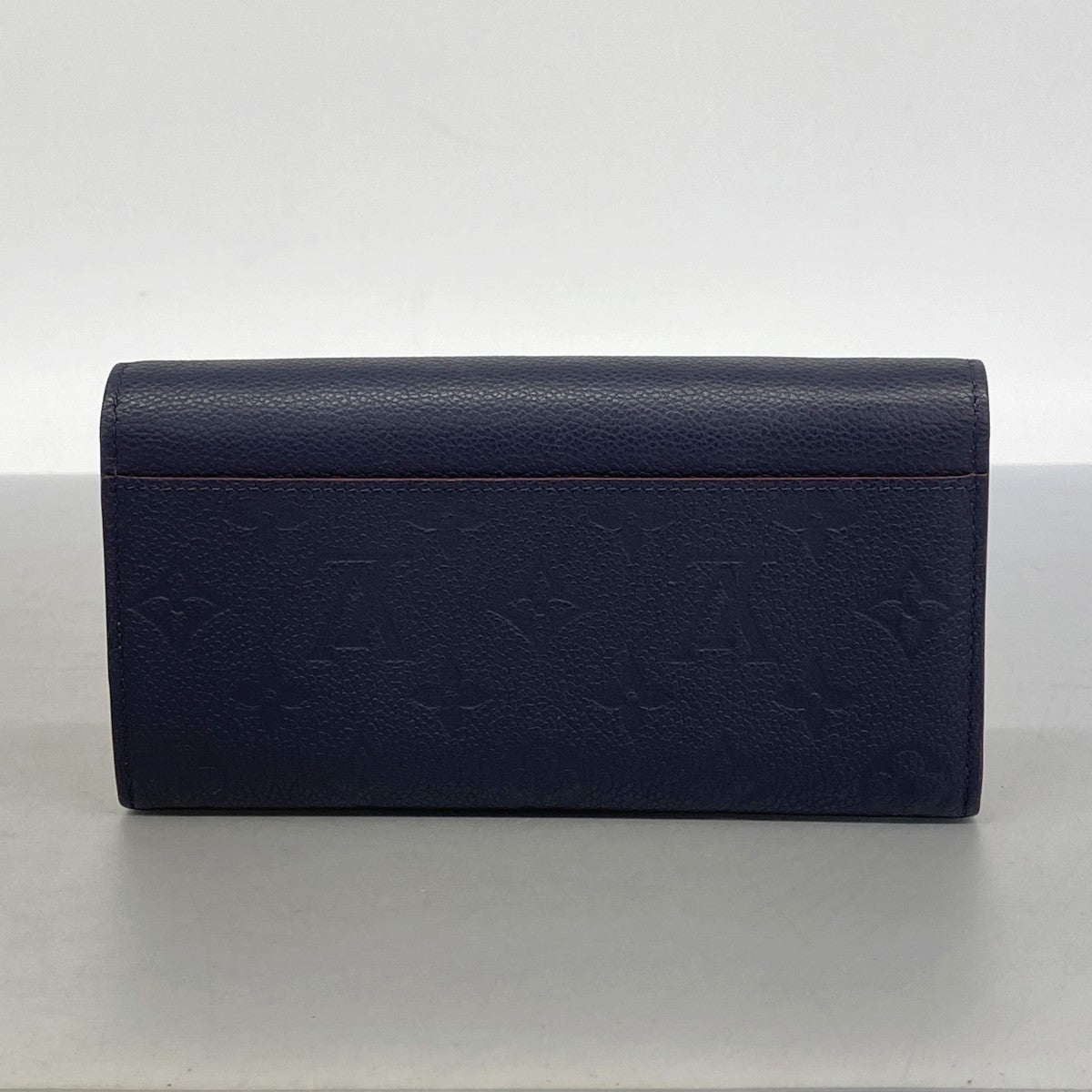 【6eb1362-k】ルイヴィトン 長財布 モノグラム・アンプラント ポルトフォイユサラ M62125 マリーヌルージュ【中古】レディース