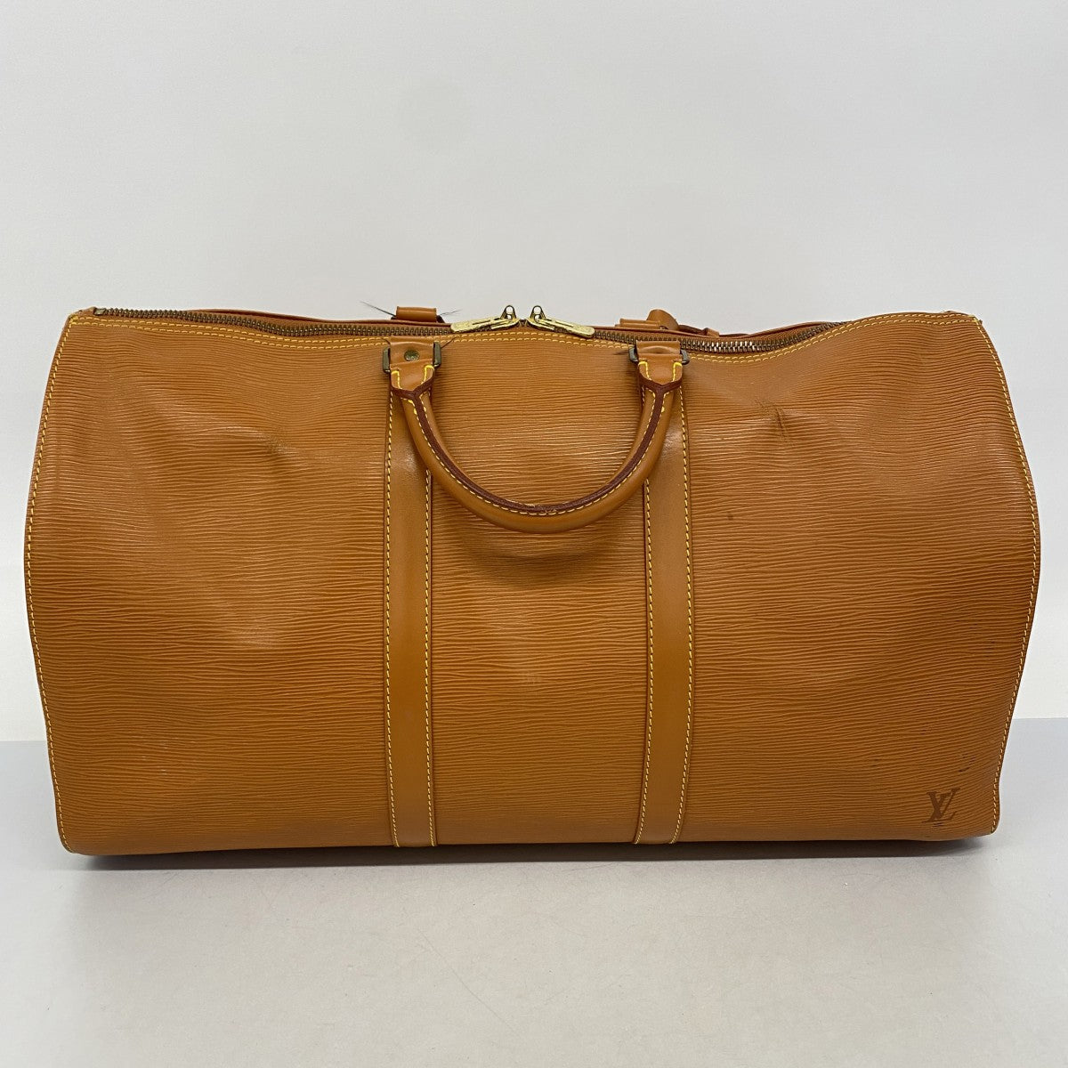【6ec2526】ルイヴィトン ボストンバッグ エピ キーポル50 M42968 ジパングゴールド【中古】メンズ レディース ユニセックス
