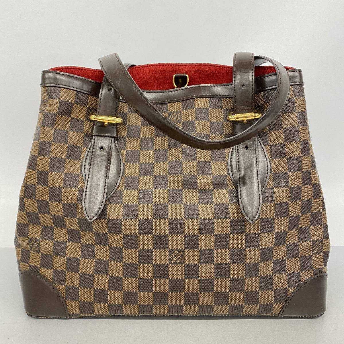 【6ec2564】ルイヴィトン トートバッグ ダミエ ハムステッドMM N51204 エベヌ【中古】レディース