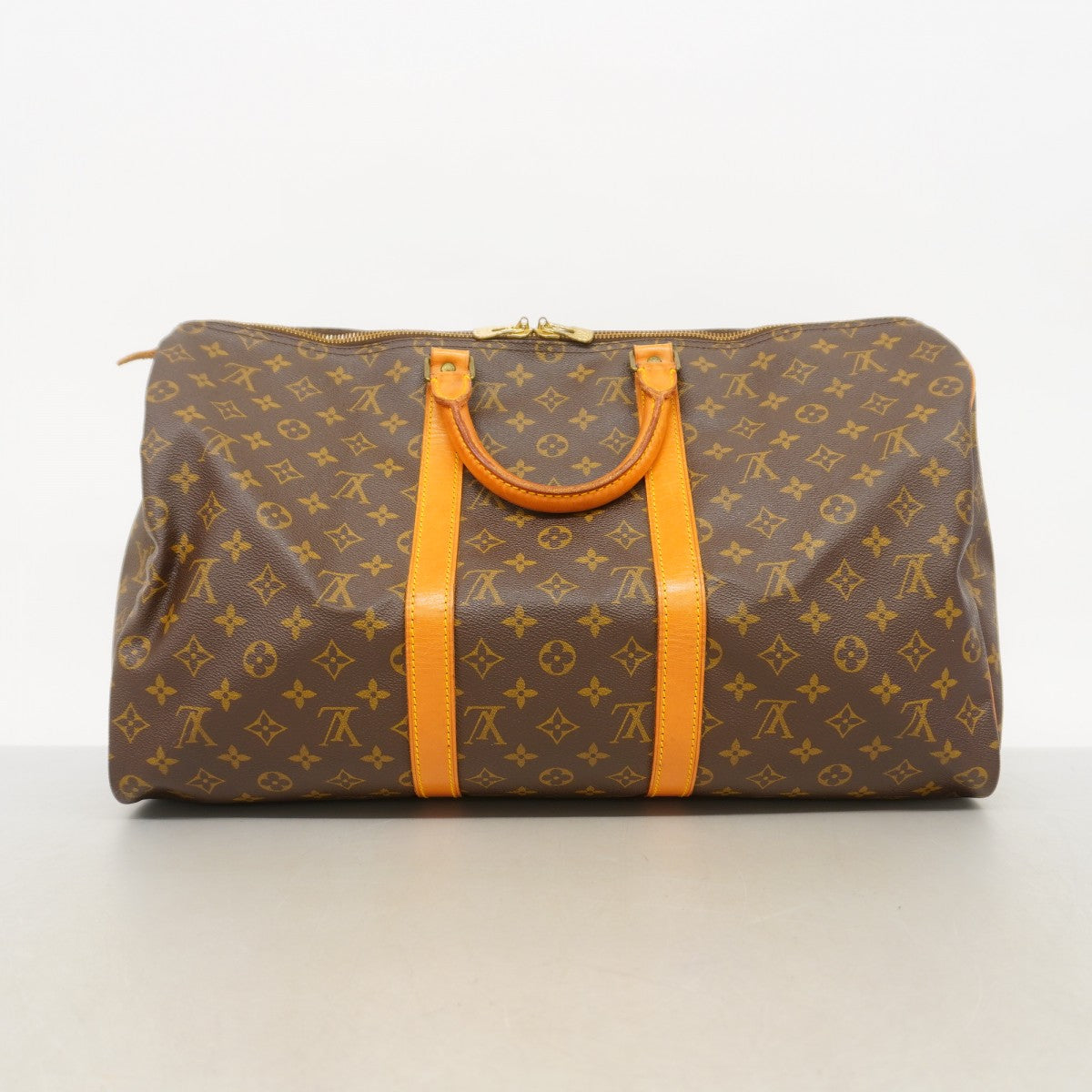 【6ee5512】ルイヴィトン ボストンバッグ モノグラム キーポル50 M41426 ブラウン【中古】メンズ レディース ユニセックス