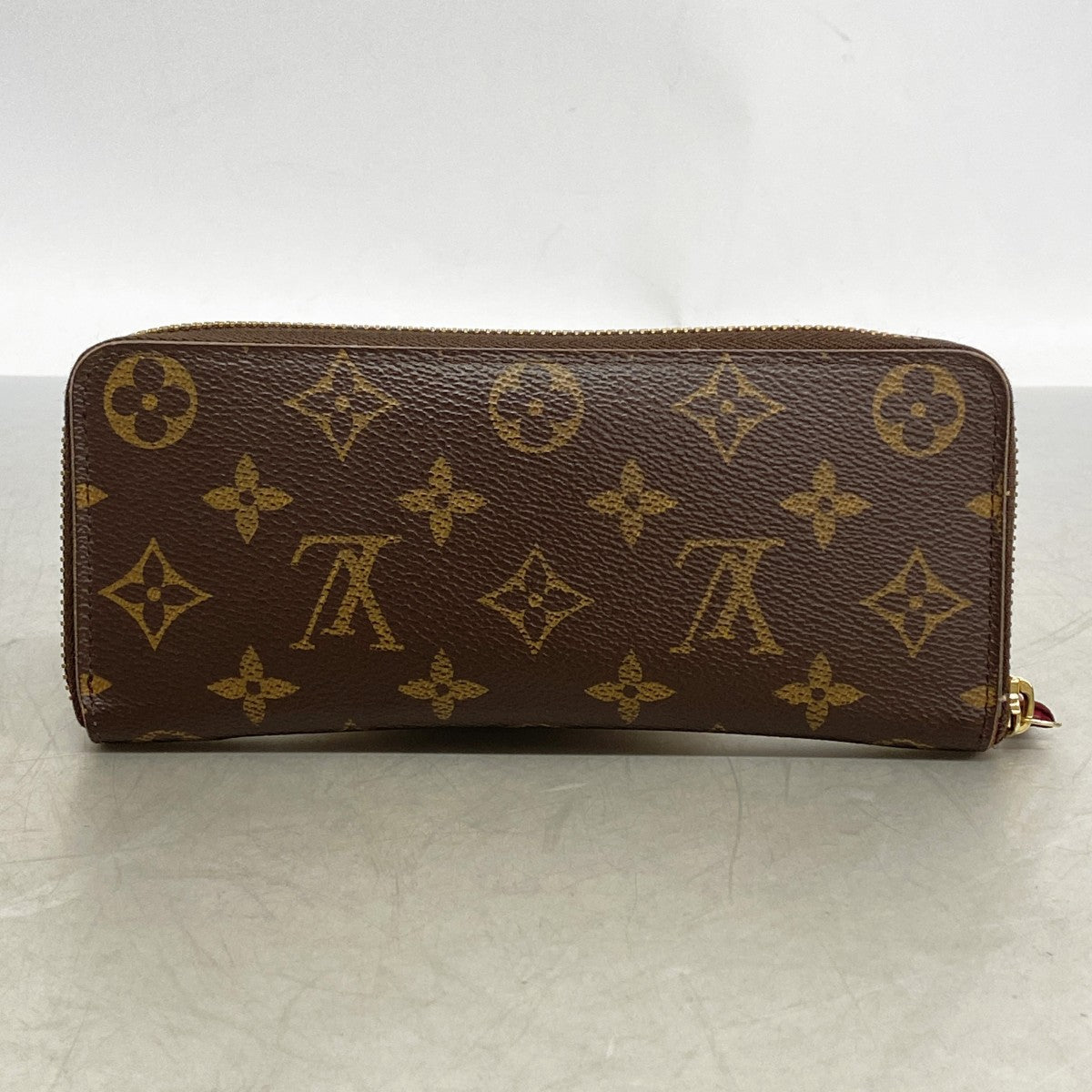 【6ee5607】ルイヴィトン 長財布 モノグラム ポルトフォイユクレマンス M60742 フューシャ【中古】レディース