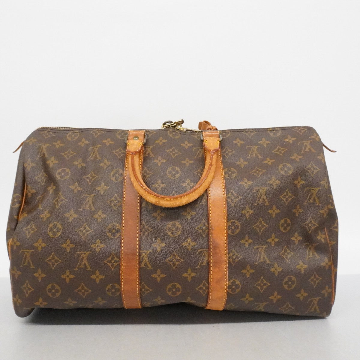 【6fa0082】ルイヴィトン ボストンバッグ キーポル45 M41428 ブラウン【中古】メンズ レディース ユニセックス