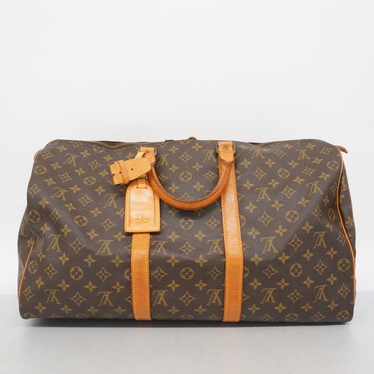 【6fa0108】ルイヴィトン ボストンバッグ モノグラム キーポル50 M41426 ブラウン【中古】メンズ レディース ユニセックス