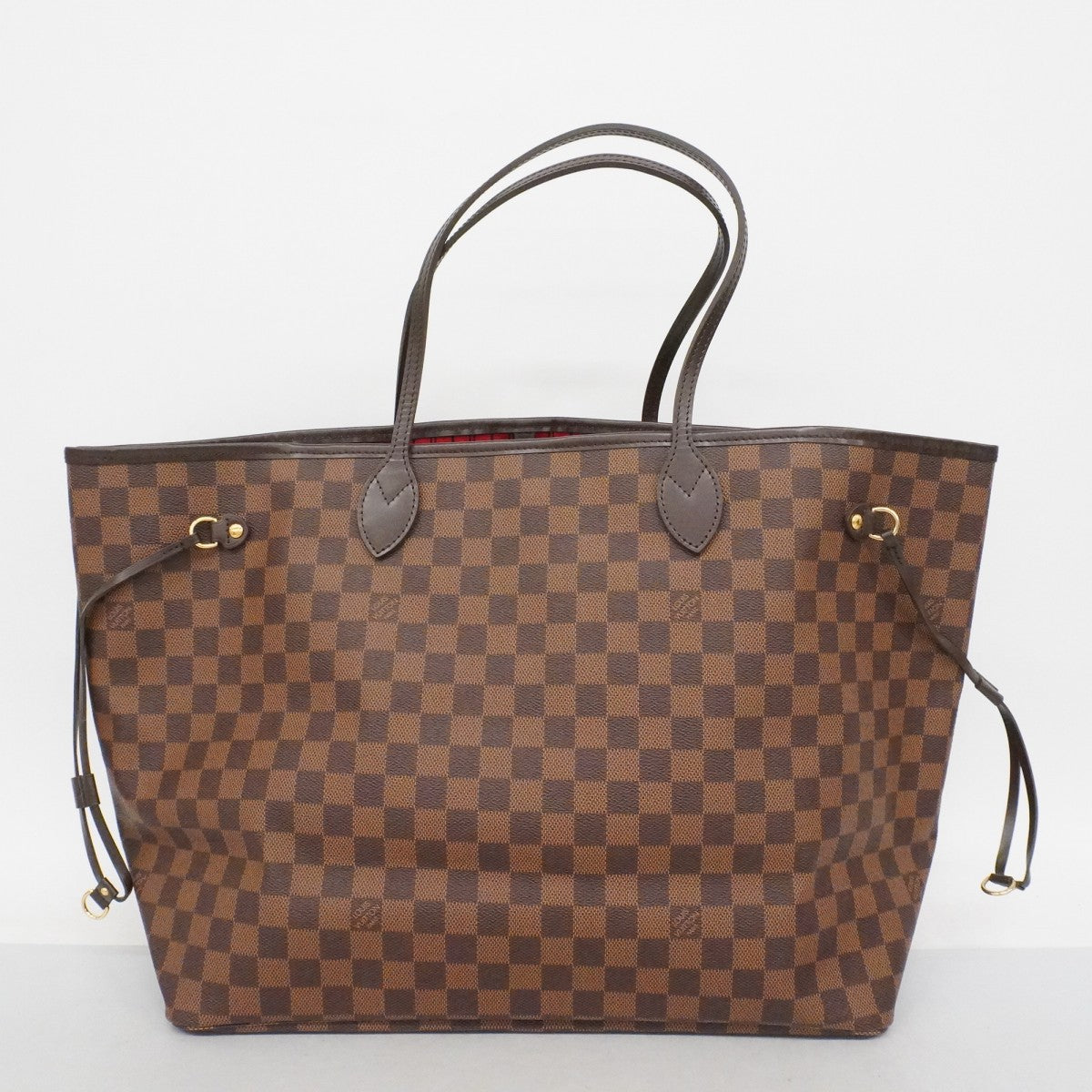 【6fa0177】ルイヴィトン トートバッグ ダミエ ネヴァーフルGM N40597 エベヌ【中古】レディース