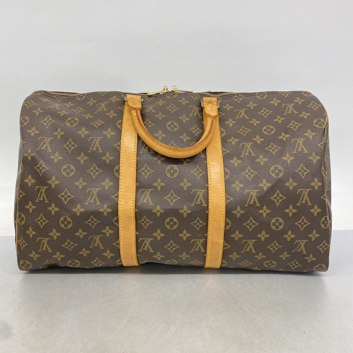 【6fa0350】ルイヴィトン ボストンバッグ モノグラム キーポル50 M41426 ブラウン【中古】メンズ レディース ユニセックス