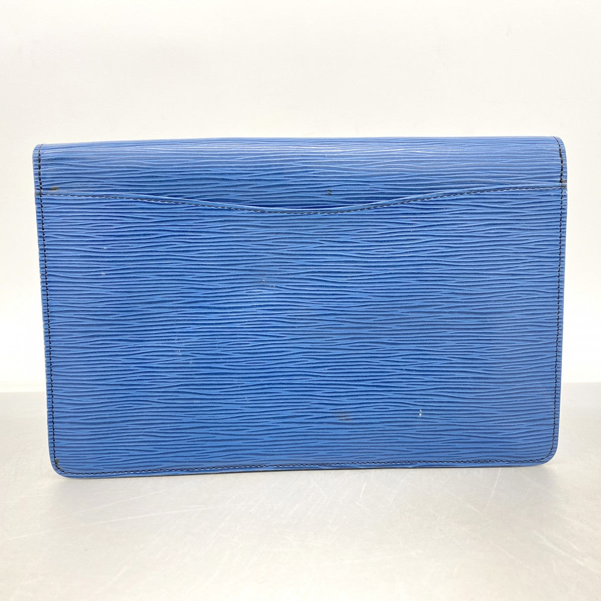 【6fa0372-k】ルイヴィトン クラッチバッグ エピ モンテーニュ27 M52655 トレドブルー【中古】レディース