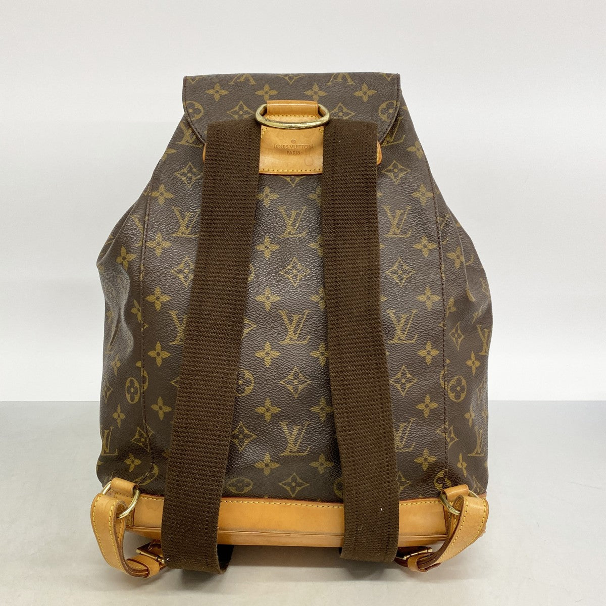 【6fa0441】ルイヴィトン リュック・デイパック モノグラム モンスリGM M51135 ブラウン【中古】レディース