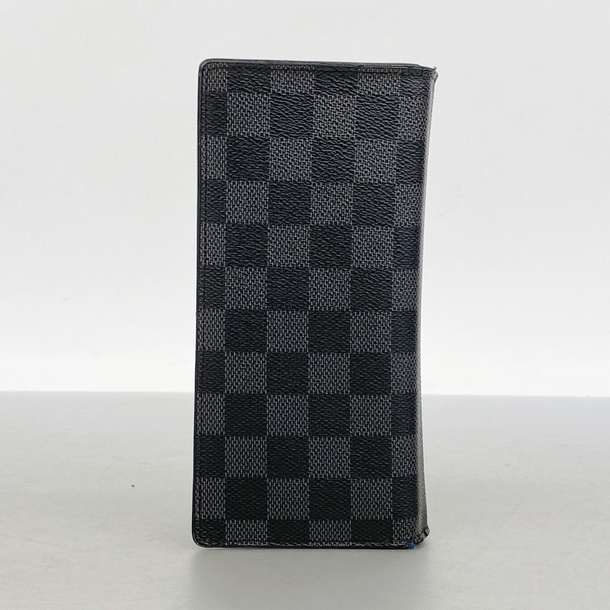 【6fa0554-k】ルイヴィトン 長財布 ダミエ・グラフィット ポルトフォイユブラザ N62665 ブラック【中古】メンズ