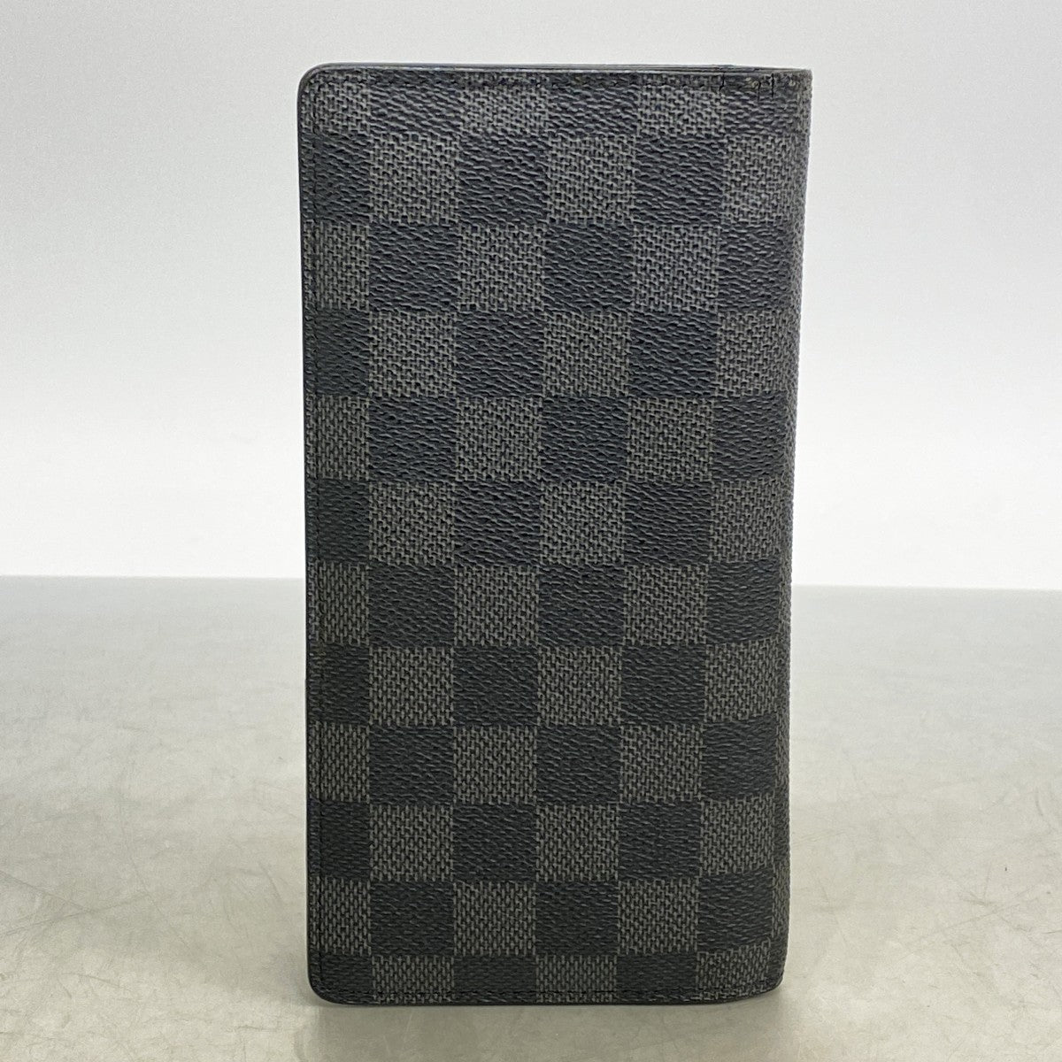 【6fa0655-k】ルイヴィトン 長財布 ダミエ・グラフィット ポルトフォイユブラザ N62665 ブラック【中古】メンズ