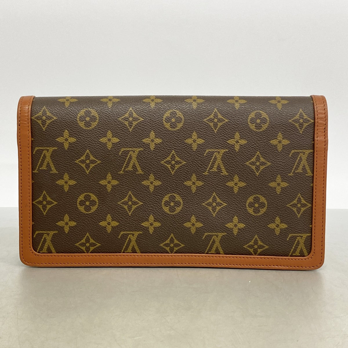 【6fa0801】ルイヴィトン クラッチバッグ モノグラム ポシェットダムPM M51812 ブラウン【中古】メンズ レディース ユニセックス