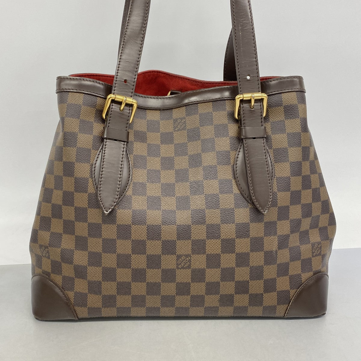 【6fa0836】ルイヴィトン トートバッグ ダミエ ハムステッドMM N51204 エベヌ【中古】レディース