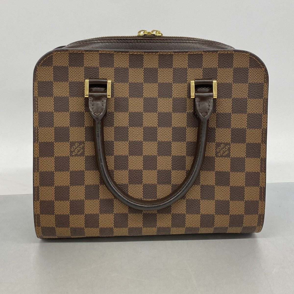 【6fa0860】ルイヴィトン ハンドバッグ ダミエ トリアナ N51155 エベヌ【中古】レディース