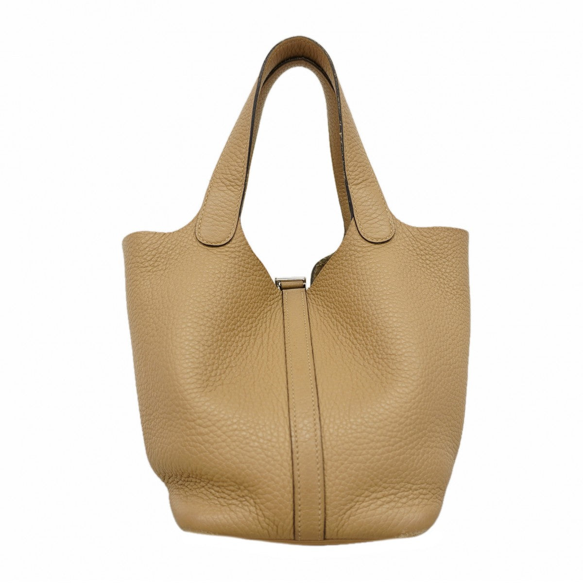 【6fa0894-h】エルメス ハンドバッグ ピコタンロックPM トリヨンクレマンス トレンチ シルバー金具 U刻印【中古】レディース