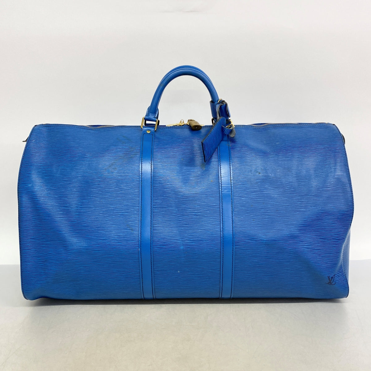 【6fa0921】ルイヴィトン ボストンバッグ エピ キーポル60 M42945 トレドブルー 【中古】メンズ レディース ユニセックス