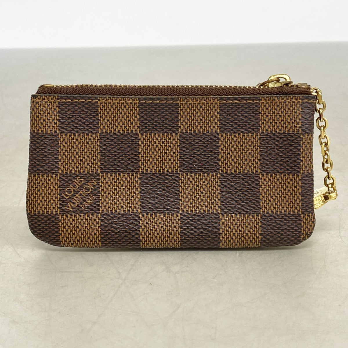【6fa0951】ルイヴィトン コインケース ダミエ ポシェットクレ N62658 エベヌ【中古】メンズ レディース ユニセックス