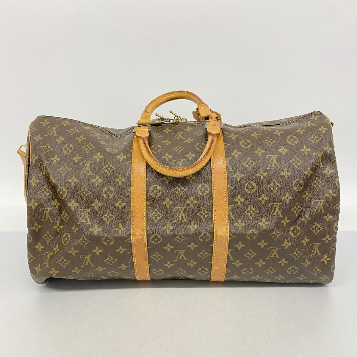 【6fa1118】ルイヴィトン ボストンバッグ モノグラム キーポルバンドリエール55 M41414 ブラウン【中古】メンズ レディース ユニセックス