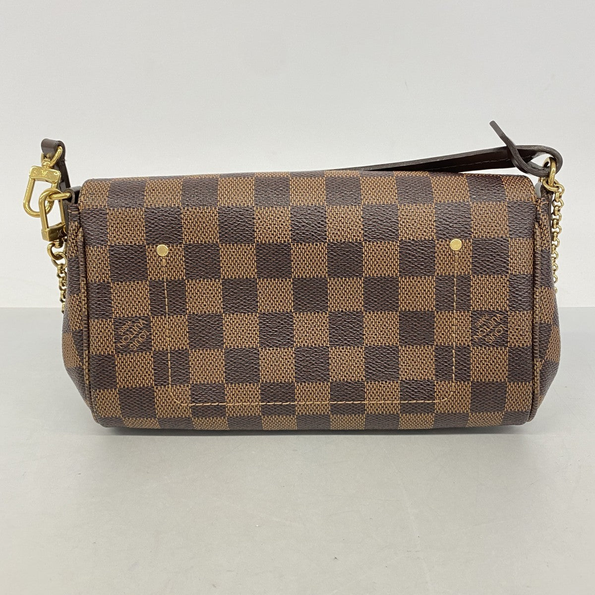 【6fa1159】ルイヴィトン ハンドバッグ ダミエ フェイボリットPM N41276 エベヌ 2wayバッグ【中古】レディース