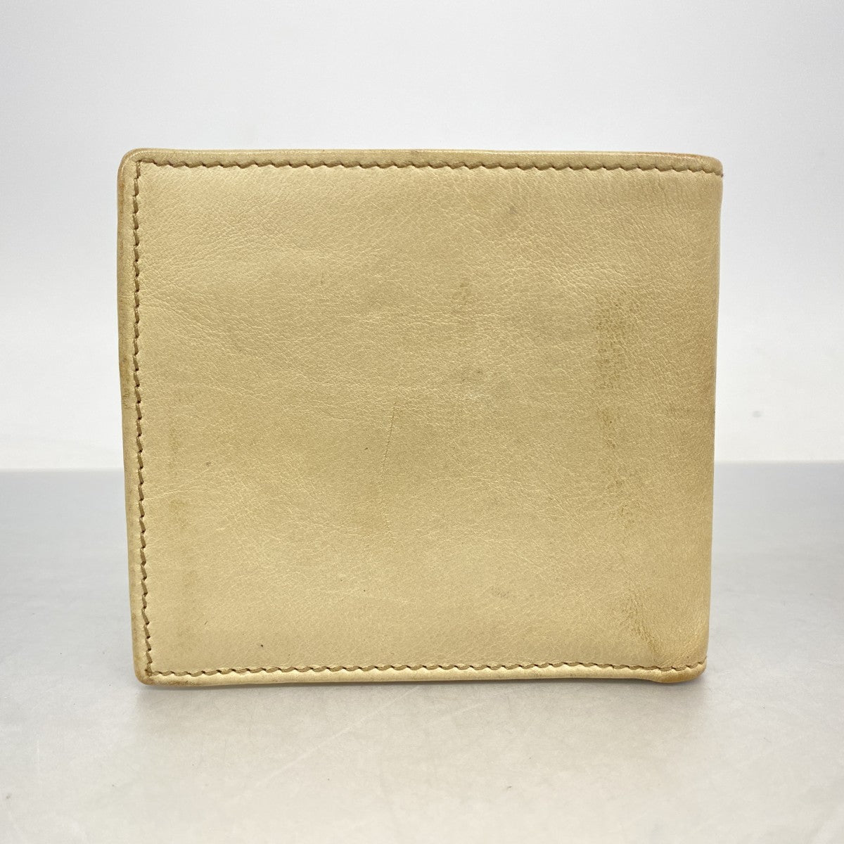 【6fa1277】グッチ 財布 190435 レザー ベージュ【中古】メンズ