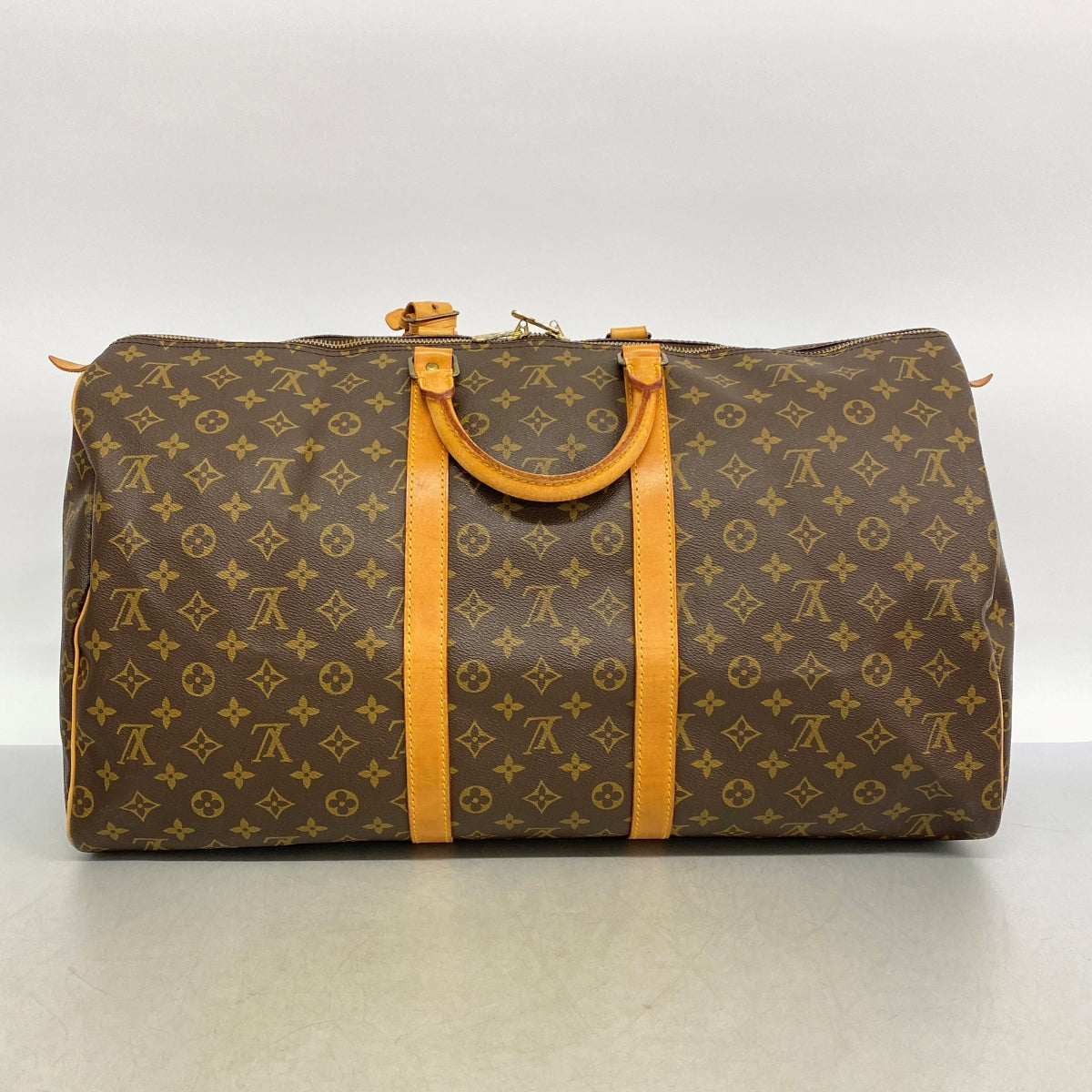 【6fa1298】ルイヴィトン ボストンバッグ モノグラム キーポル55 M41424 ブラウン【中古】メンズ レディース ユニセックス