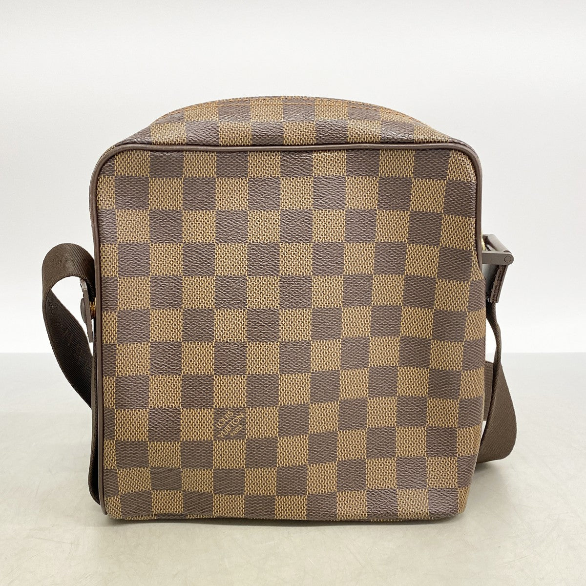 【6fa1340】ルイヴィトン ショルダーバッグ ダミエ オラフPM N41442 エベヌ【中古】レディース