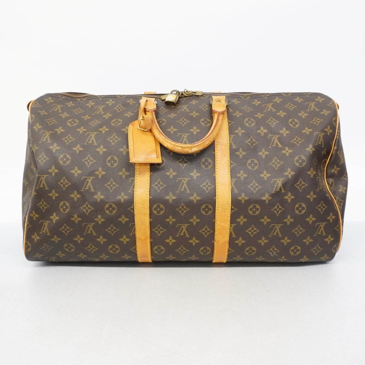 【6fa1461】ルイヴィトン ボストンバッグ モノグラム キーポル55 M41424 ブラウン【中古】メンズ レディース ユニセックス