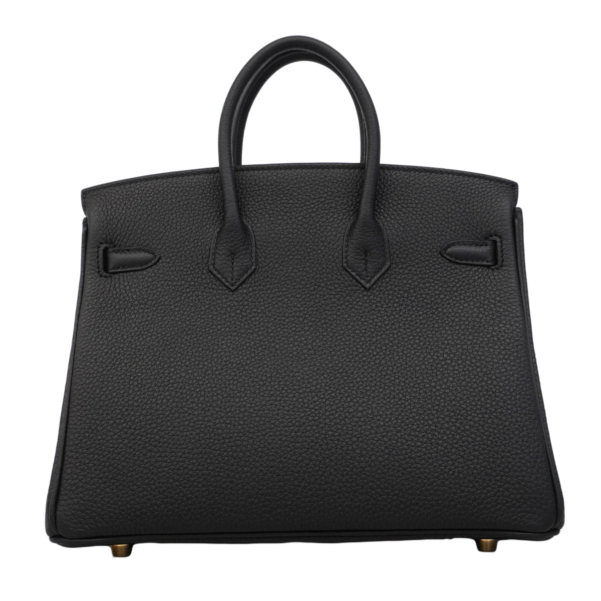 【6fa1797-g】エルメス ハンドバッグ バーキン25 トゴ ブラック ゴールド金具 G刻印【中古】レディース