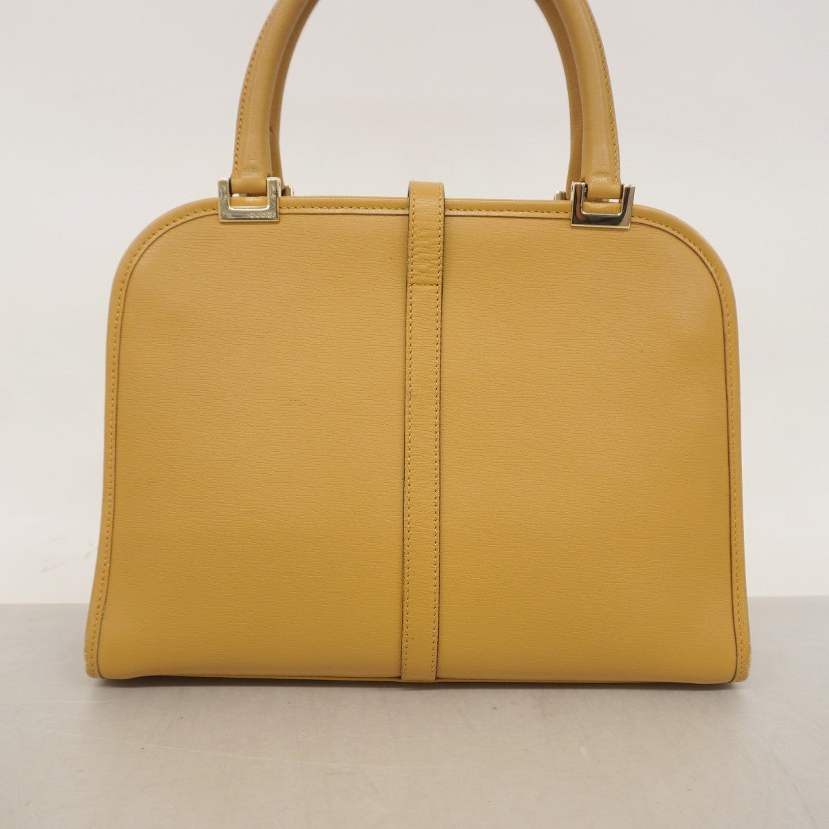 【6fb2052】グッチ ハンドバッグ ジャッキー 020 1071 レザー ベージュ シャンパンゴールド金具【中古】レディース