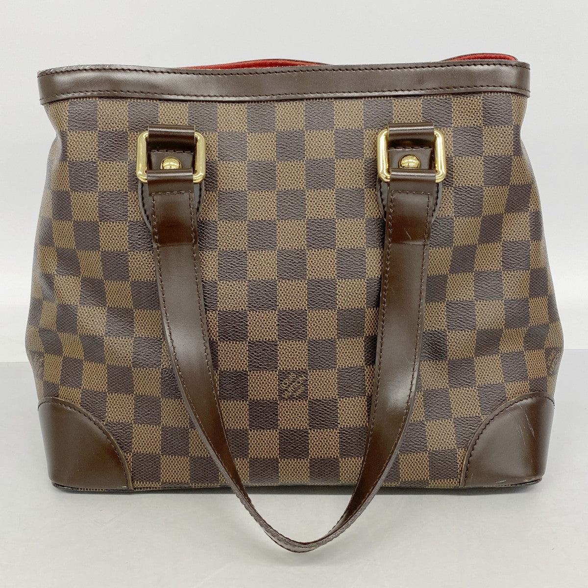 【6fb2168】ルイヴィトン トートバッグ ダミエ ハムステッドPM N51205 エベヌ【中古】レディース