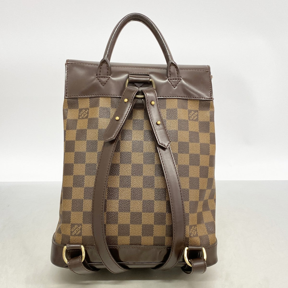 【6fb2562】ルイヴィトン リュック・デイパック ダミエ ソーホー N51132 エベヌ【中古】レディース