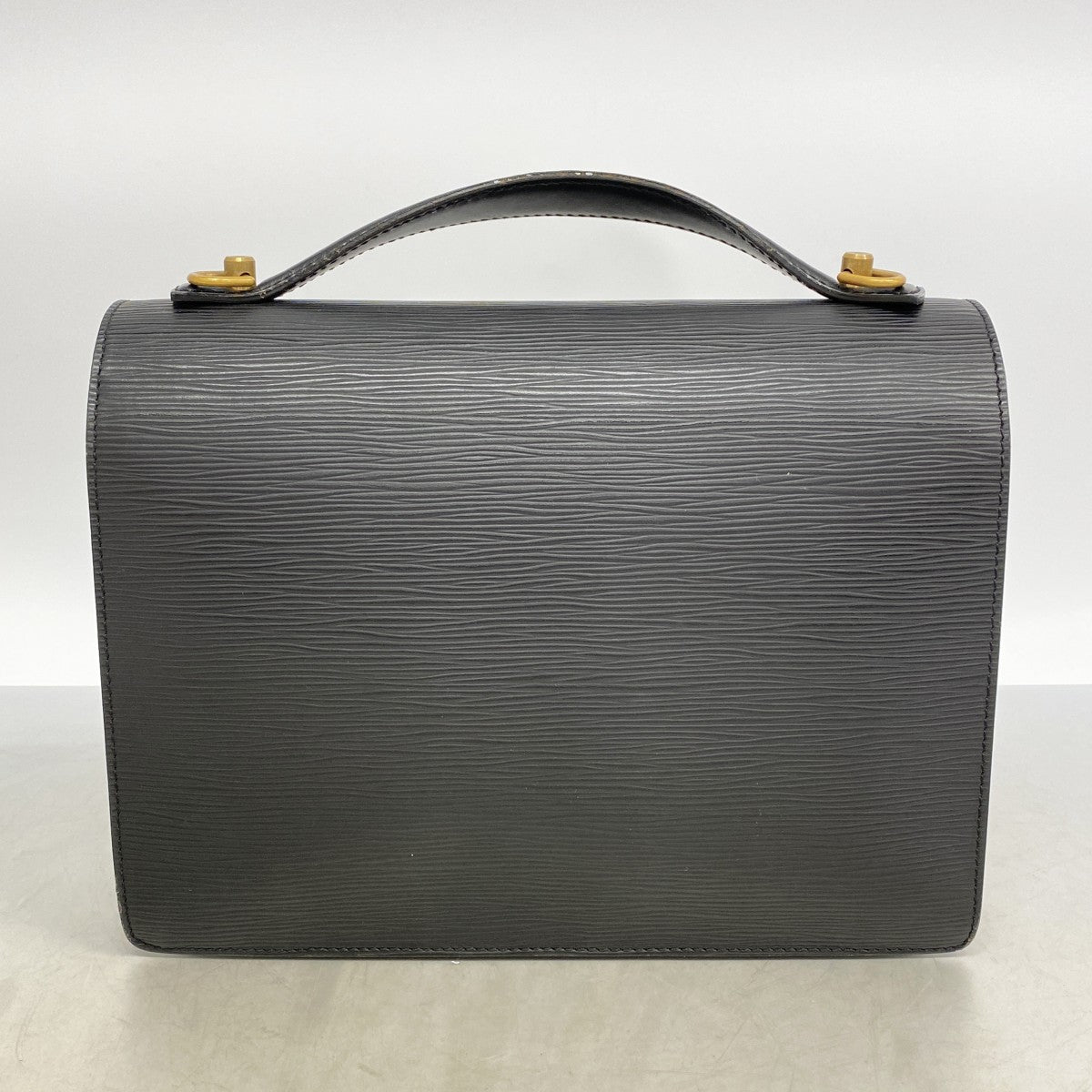 【6fb2563】ルイヴィトン ハンドバッグ エピ モンソー M52122 ノワール【中古】レディース