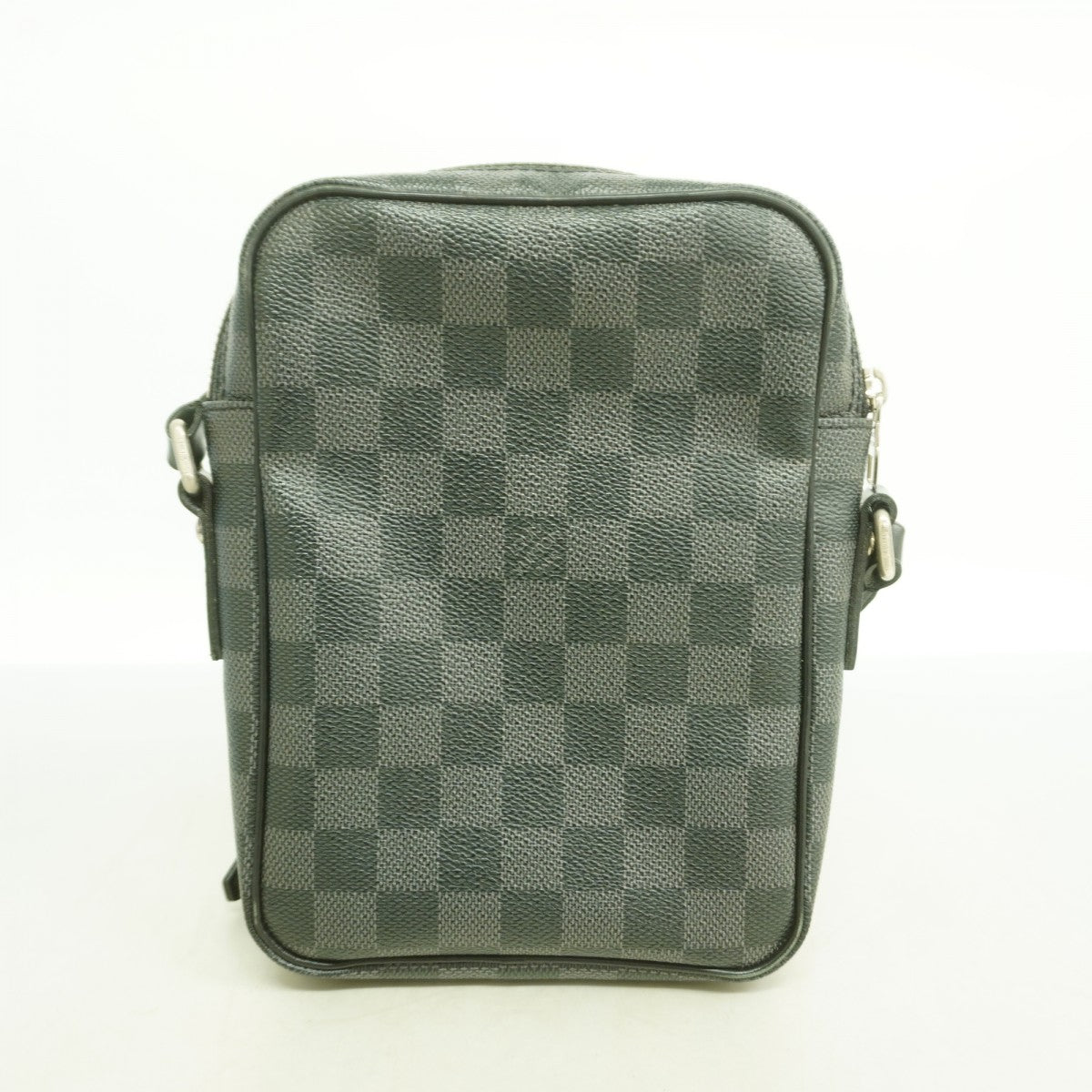 【6fb2850-k】ルイヴィトン ショルダーバッグ ダミエ・グラフィット レム N41446 ブラック グレー【中古】メンズ
