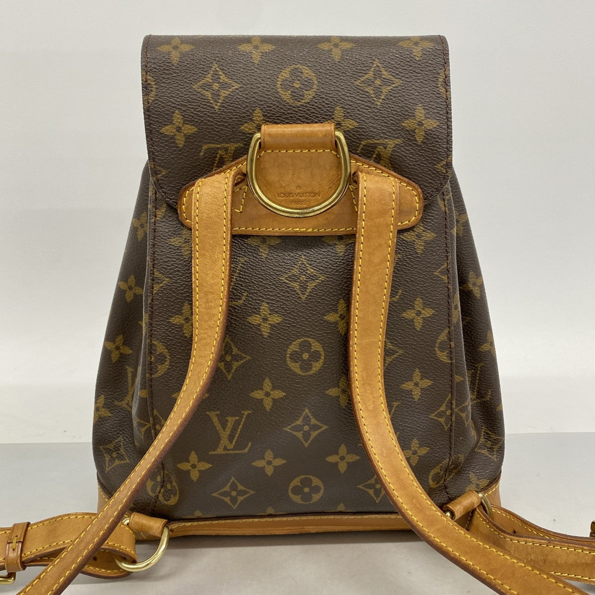 【6fc3295】ルイヴィトン リュック・デイパック モノグラム モンスリMM M51136 ブラウン【中古】レディース
