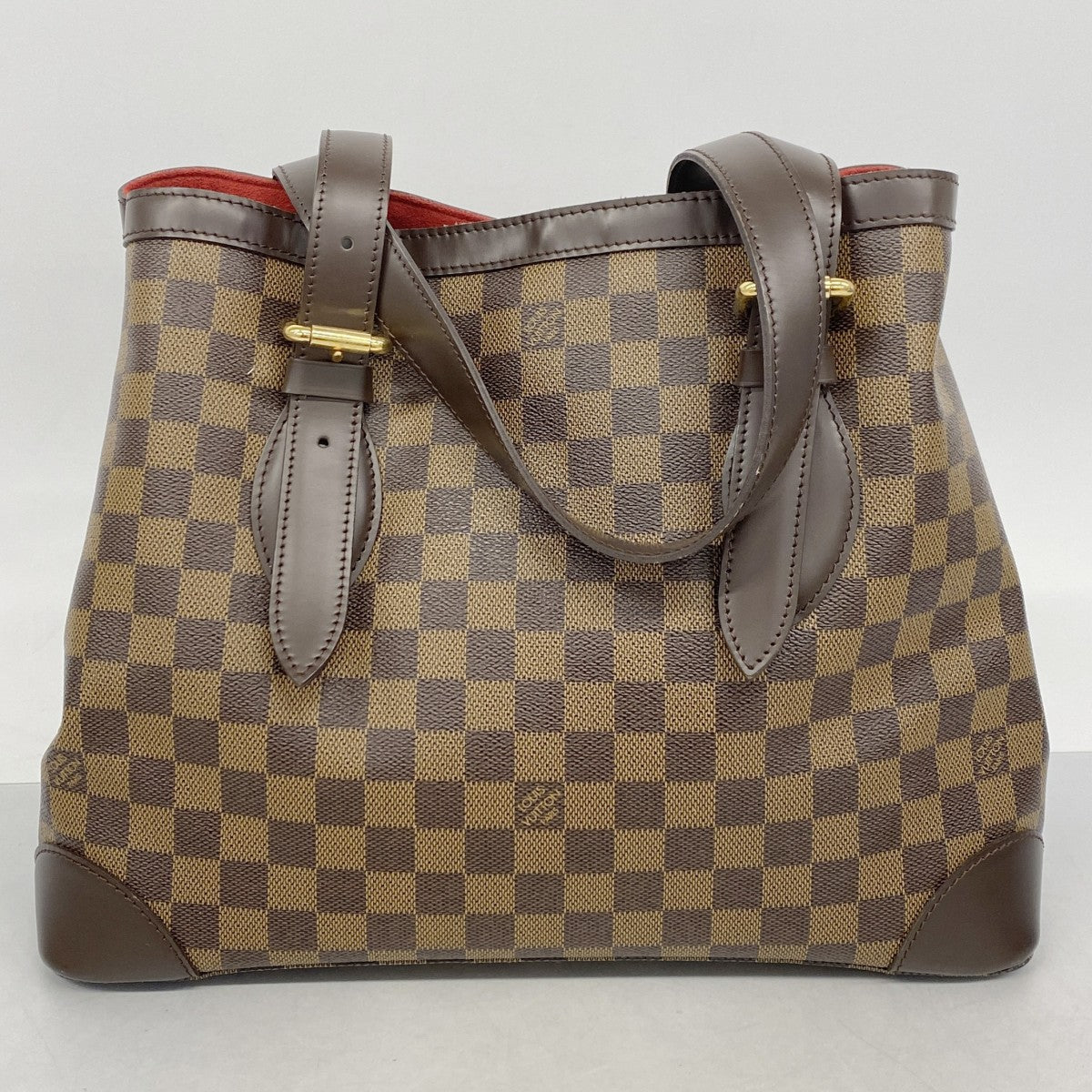 【6fc3572】ルイヴィトン トートバッグ ダミエ ハムステッドMM N51204 エベヌ【中古】レディース