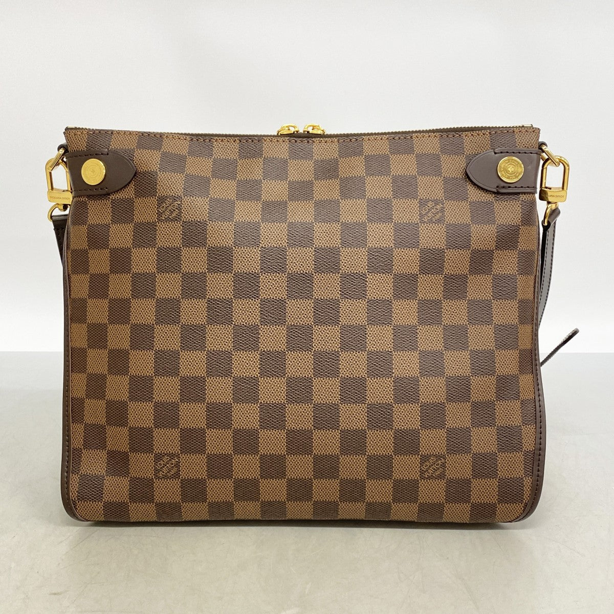 【6fc4048】ルイヴィトン ショルダーバッグ ダミエ ドゥオモ N41425 エベヌ【中古】レディース
