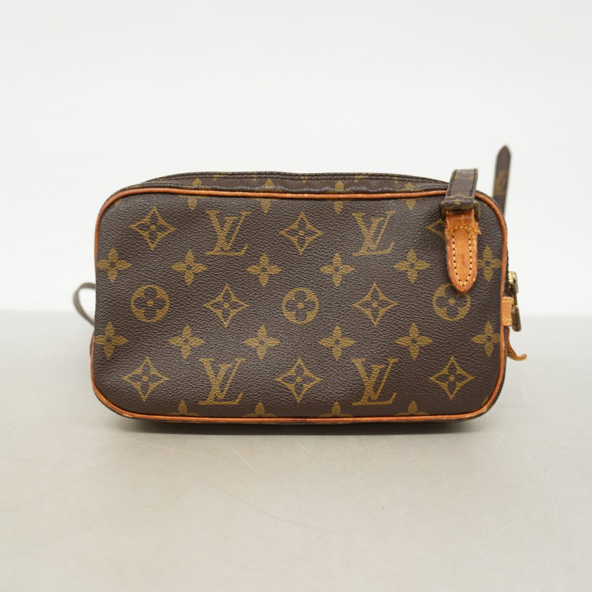 【6fc4062】ルイヴィトン ショルダーバッグ モノグラム ポシェットマルリーバンドリエール M51828 ブラウン【中古】レディース