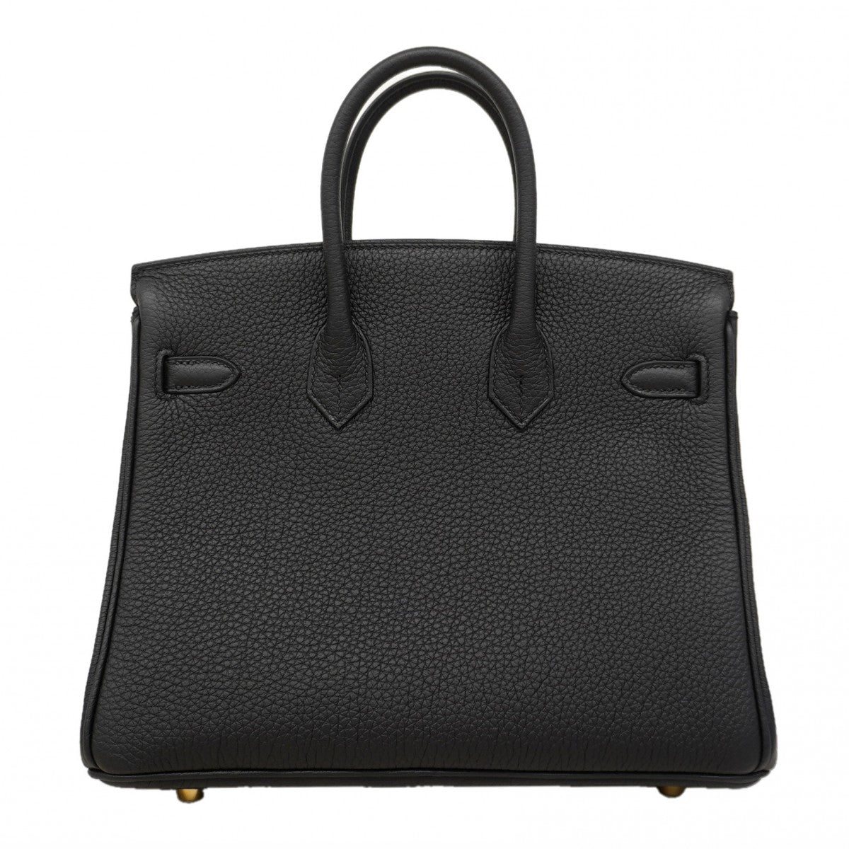 【6fc4161-g】エルメス ハンドバッグ バーキン25 トゴ ブラック ゴールド金具 K刻印【中古】レディース
