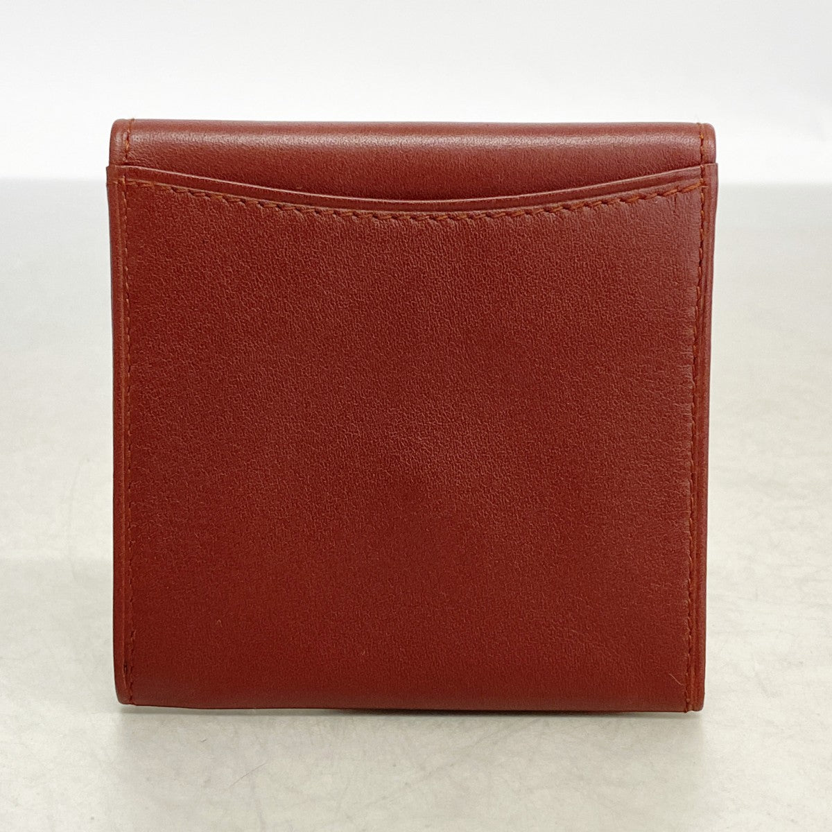 【6fc4657】カルティエ コインケース マスト レザー ボルドー ゴールド金具【中古】メンズ レディース ユニセックス