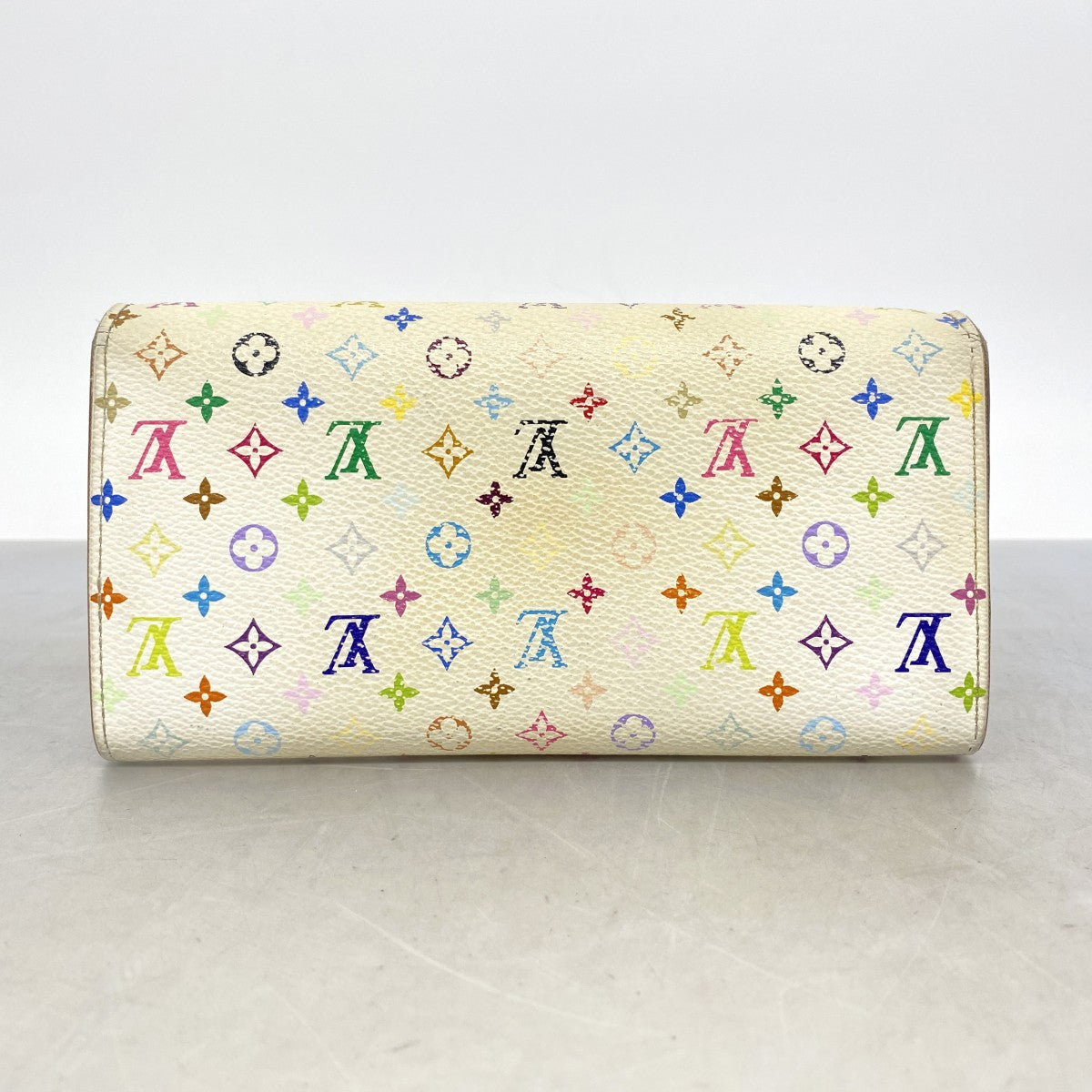 【6fd4775】ルイヴィトン 長財布 モノグラム・マルチカラー ポルトフォイユサラ M93744 ブロン/リッチ【中古】レディース