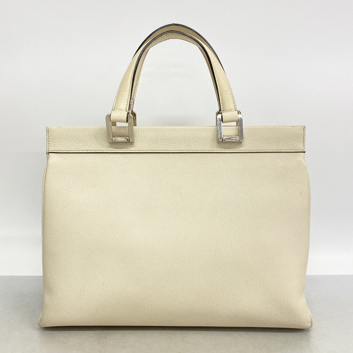 【6fd5531-k】グッチ ハンドバッグ ズゥミ 564712 レザー ホワイト ゴールド/シルバー金具 2wayバッグ【中古】レディース