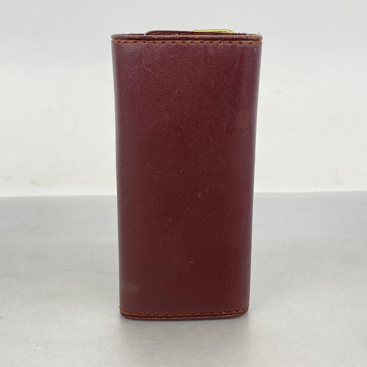 【6fd5573】カルティエ キーケース マスト レザー ボルドー ゴールド金具【中古】メンズ レディース ユニセックス